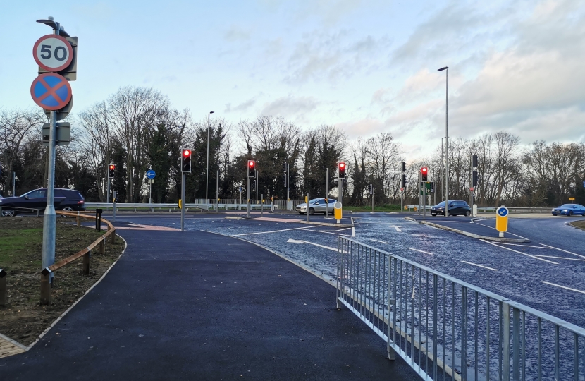 Junction upgrade includes full support for pedestrians and cyclists